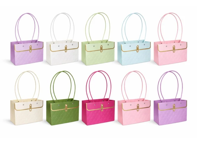 pungi flori 22x10x13cm set.10buc.00124