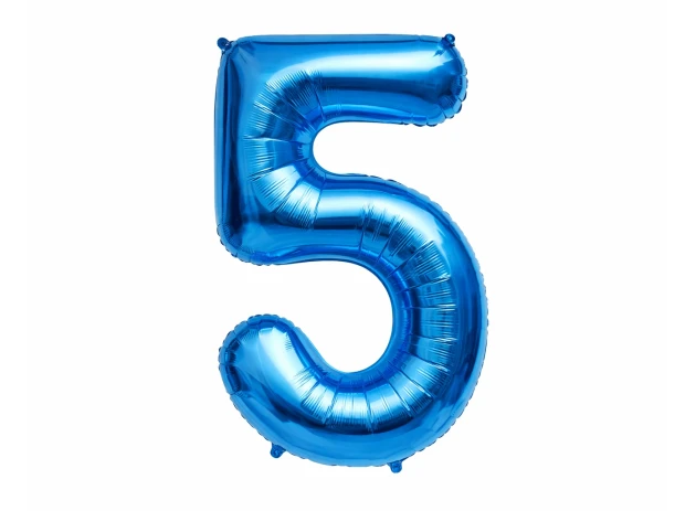 baloane cifre albastru  assorti M32 buc.00009