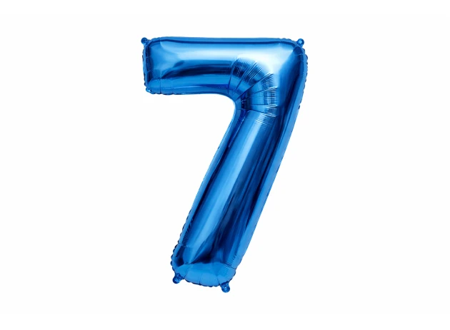 baloane cifre albastru  assorti M32 buc.00009