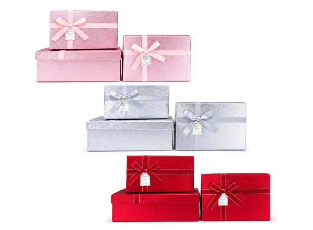 cutii p-u cadou set  3buc 00089