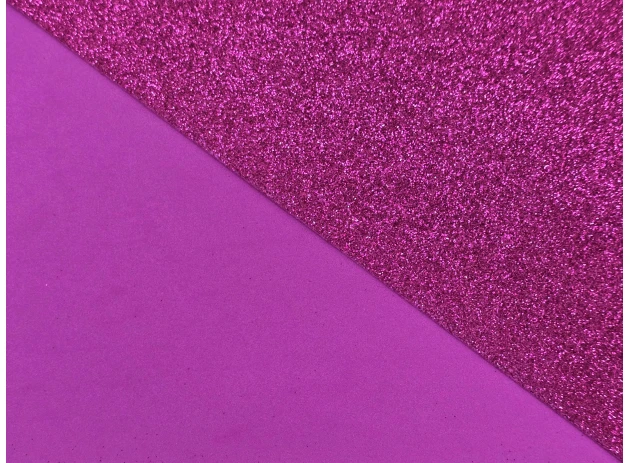 Foamiran cu sclipici 1,5mm A4 set 10 buc 00021