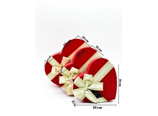 cutii p-u cadou assorti set.  3buc.00080