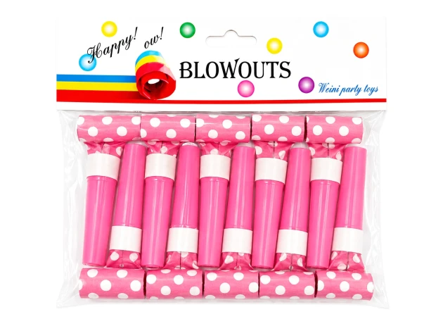 fluier party 6.5cm set 10 buc 00012