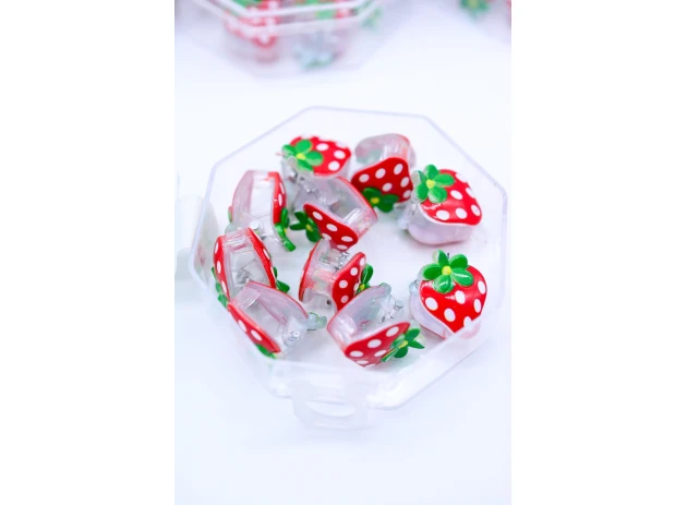 crab plastic 2cm set 12 cut 00252