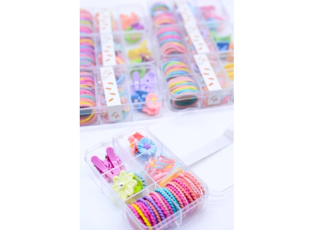 set elastice si agrafe de par set.12 cut.00252