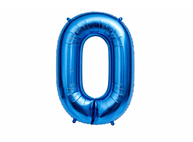 baloane cifre albastru  assorti M32 buc.00009