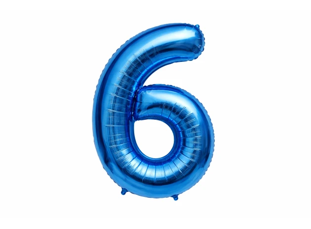 baloane cifre albastru  assorti M32 buc.00009