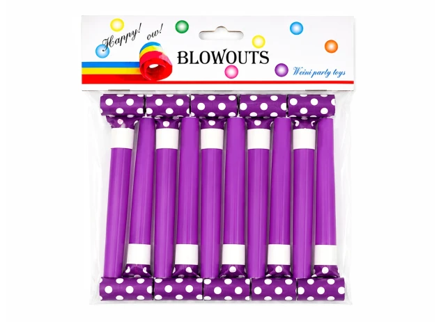 fluier party 11 cm set 10 buc 00012