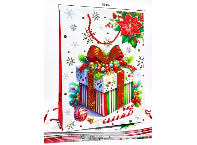 pungi cadou 39x30x12cm set.12buc.00188