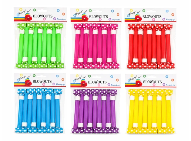 fluier party 11 cm set 10 buc 00012