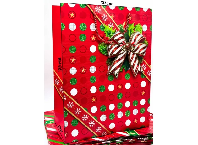 pungi cadou 39x30x12cm set.12buc.00188