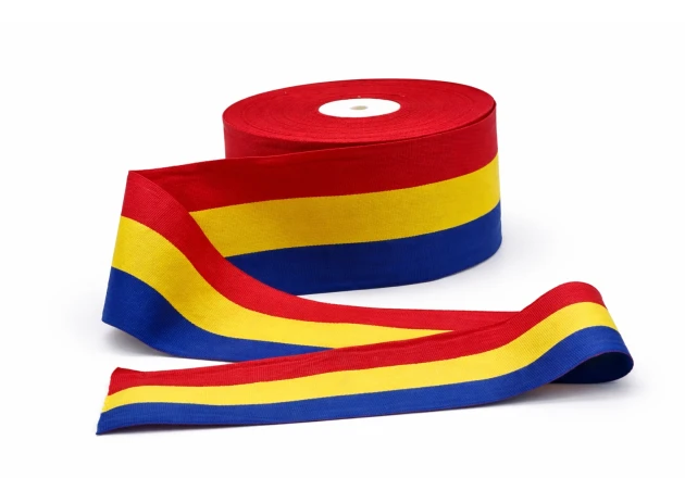 panglica tricolor 100mm x50m buc 00440