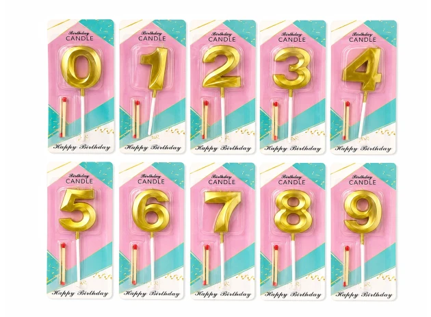 lumanari cifre set 50buc 00250