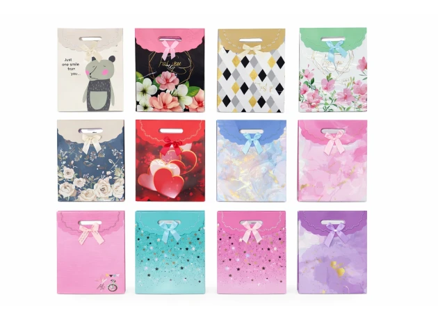 pungi cadou 24x31x12cm set.12buc.00126