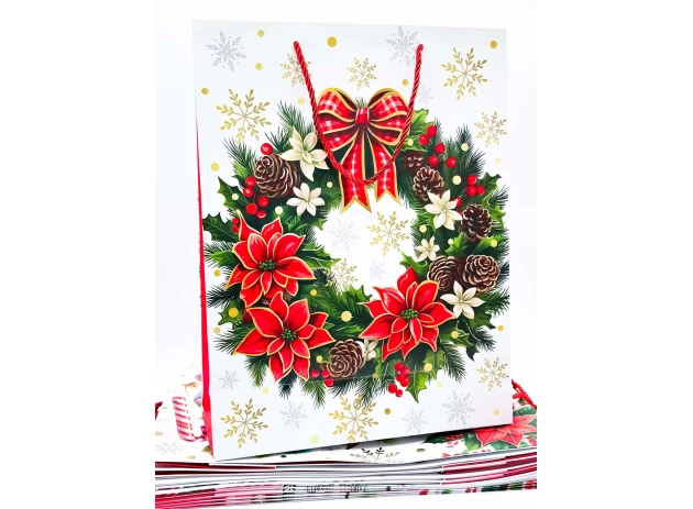 pungi cadou 39x30x12cm set.12buc.00188