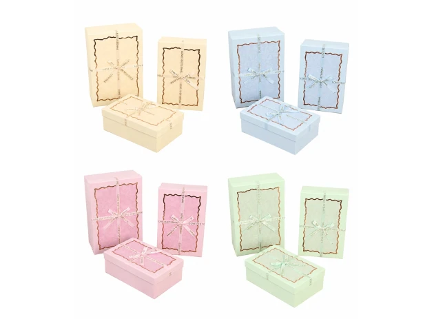 cutii p-u cadou set  3buc 00090