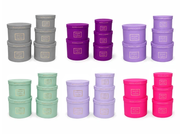 cutii p-u cadou set  5buc 00320