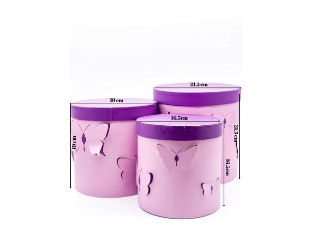 cutii p-u cadou assorti set.  3buc.00180