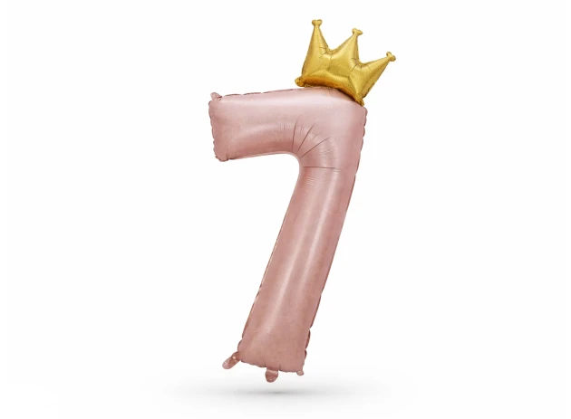 baloane cifre roz  assorti L48 buc.00023