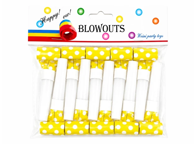 fluier party 6.5cm set 10 buc 00012