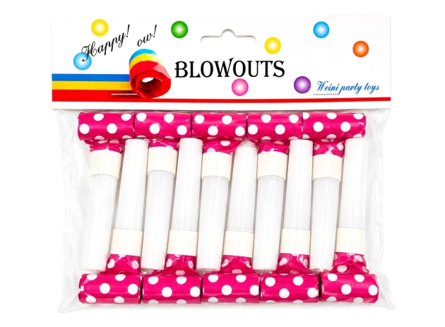 fluier party 6.5cm set 10 buc 00012