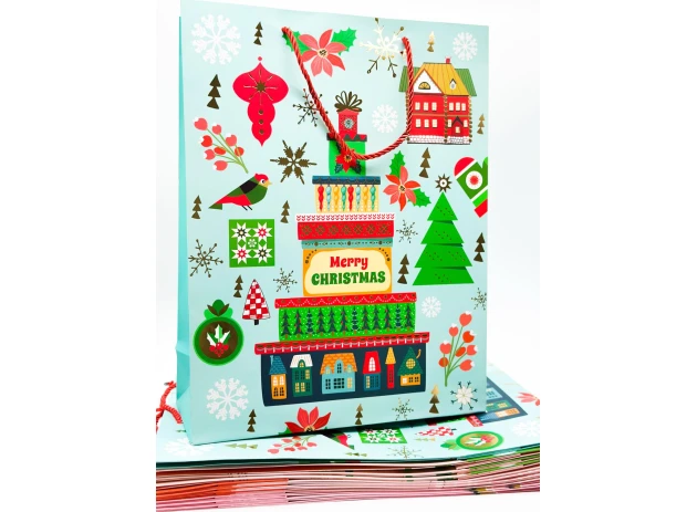 pungi cadou 39x30x12cm set.12buc.00188