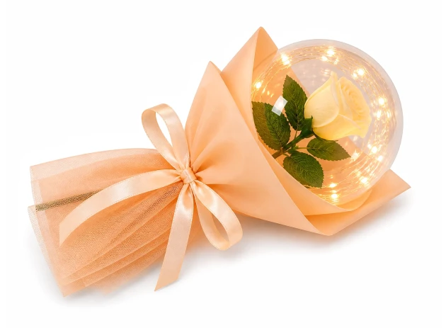 balon cu LED-uri si trandafir buc 00028
