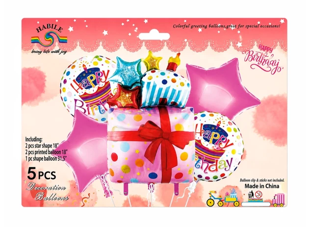 baloane set 5 buc 00032