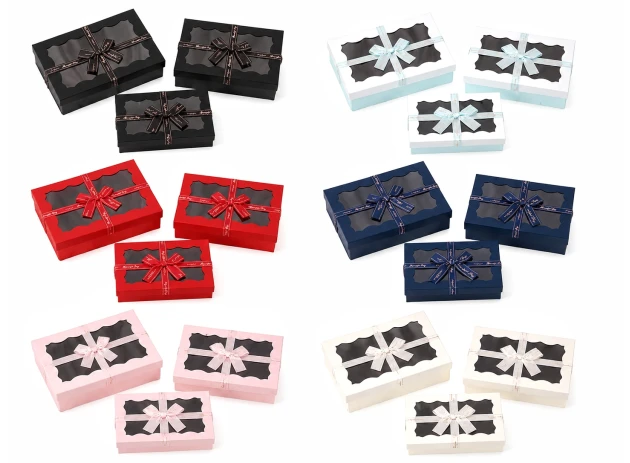 cutii p-u cadou set  3buc 00086