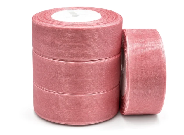 panglica organza 40mm x 45m 4buc 00164
