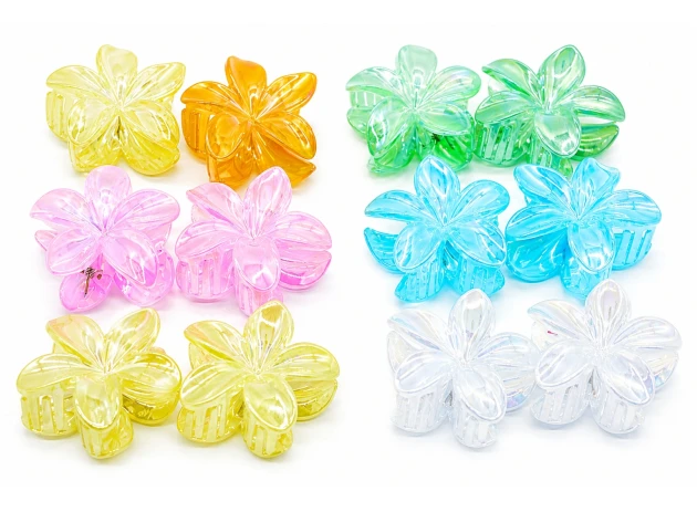 crab plastic set 6 per 00174