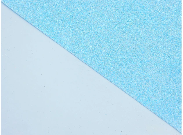 Foamiran cu sclipici 1,5mm A4 set 10 buc 00021