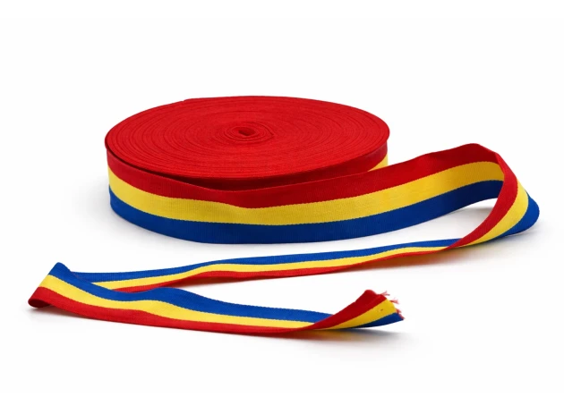 panglica tricolor 40mm x45m buc 00176