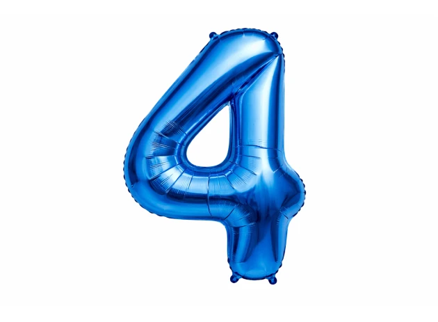 baloane cifre albastru  assorti M32 buc.00009