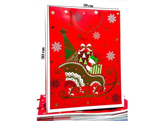 pungi cadou 39x30x12cm set.12buc.00188