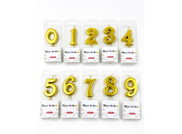 lumanari cifre set 60buc 00300