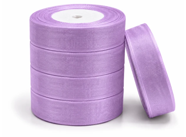 panglica organza 25mm x 45m 5buc 00132