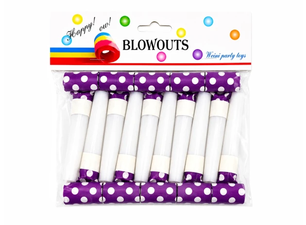 fluier party 6.5cm set 10 buc 00012