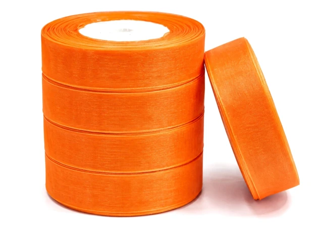 panglica organza 25mm x 45m 5buc 00132