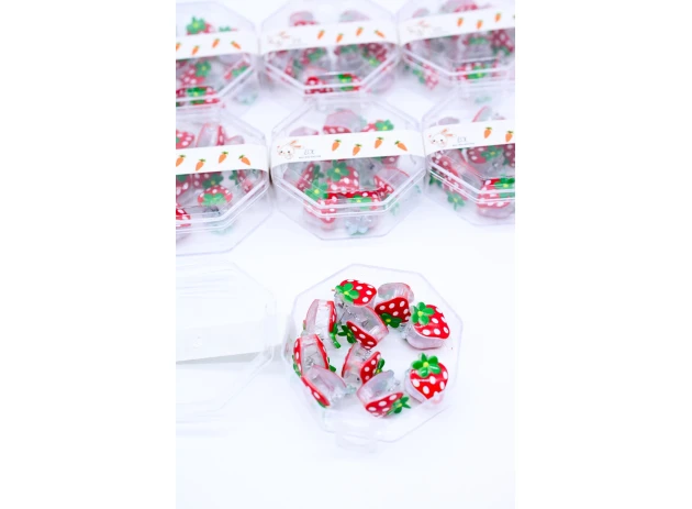 crab plastic 2cm set 12 cut 00252