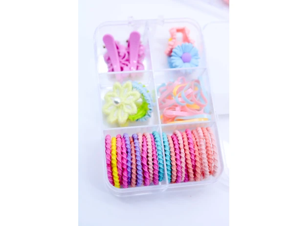 set elastice si agrafe de par set.12 cut.00252