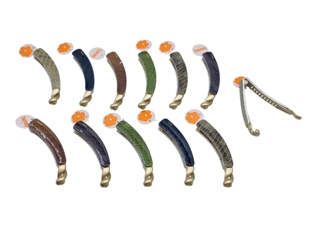 agrafe banane assorti set.12buc. 00186