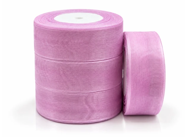 panglica organza 40mm x 45m 4buc 00164