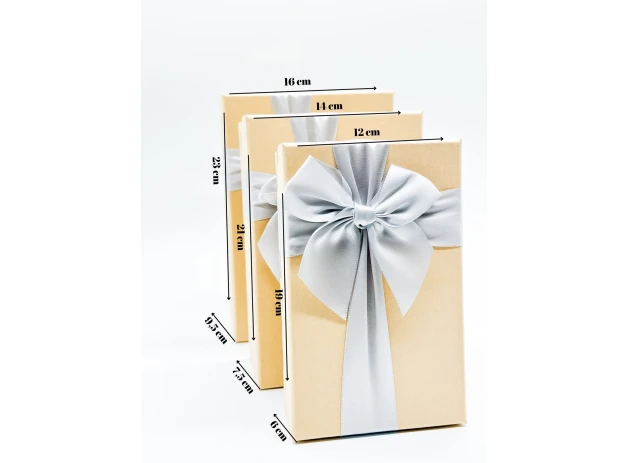 cutii p-u cadou assorti set.  3buc.00075