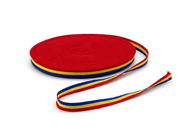 panglica tricolor 10mm x50m buc 00040