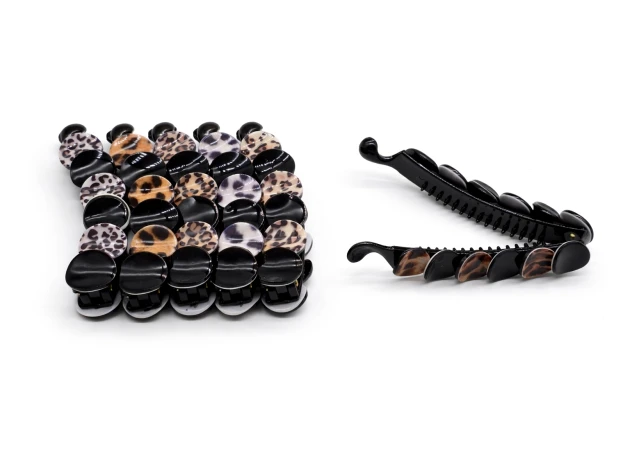 agrafe banane assorti set.12buc. 00312