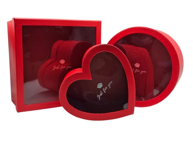 cutii p-u cadou assorti set.  3buc.00200