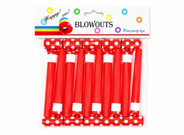 fluier party 11 cm set 10 buc 00012