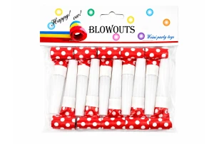 fluier party 6.5cm set 10 buc 00012