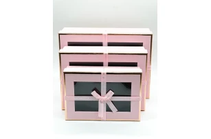 cutii p-u cadou assorti set.  3buc.00185